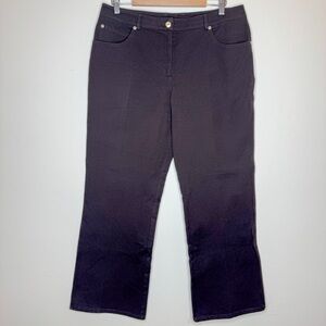 St. John Chocolate Brown Jeans Size 14